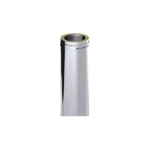 Dinak dubbelwandige RVS buis 94cm 80mm