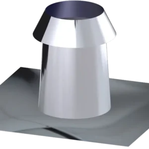 Dinak platdak doorvoer RVS lassen 80mm