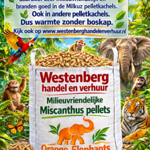 Miscanthus(olifantengras) pellets